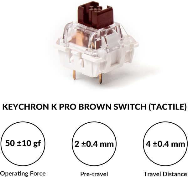 Keychron V6 Wired Custom Mechanical Keyboard Knob Version, Full-size QMK/VIA Programmable Macro with Hot-swappable Keychron K Pro Brown Switch Compatible with Mac Windows Linux Black (Non-Transparent) - Image 7