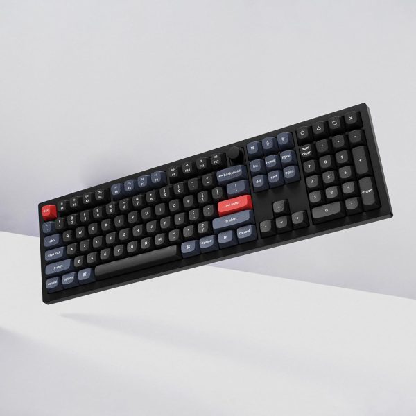 Keychron V6 Wired Custom Mechanical Keyboard Knob Version, Full-size QMK/VIA Programmable Macro with Hot-swappable Keychron K Pro Brown Switch Compatible with Mac Windows Linux Black (Non-Transparent) - Image 8